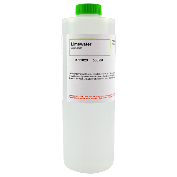 Limewater Solution, Lab Grade, 500mL
