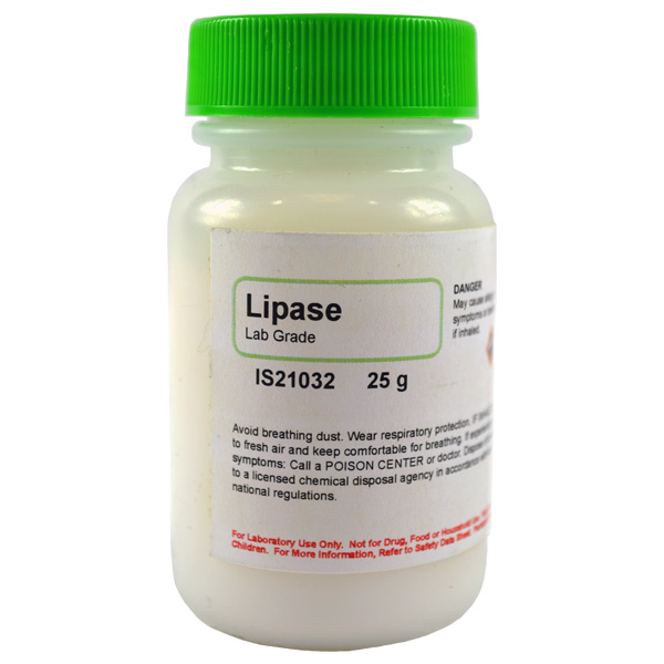 Lipase, Lab Grade, 25g