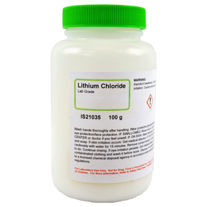 Lithium Chloride, Lab Grade, 100g