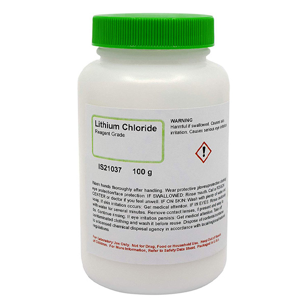 Lithium Chloride, Reagent Grade, 100g