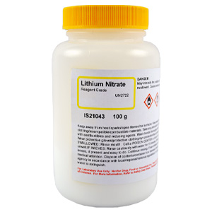 Lithium Nitrate, Reagent Grade, 100g