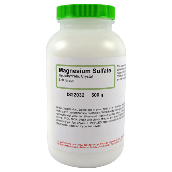 Magnesium Sulfate 7-Hydrate Crystals, 500g