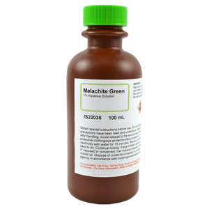 Malachite Green 1% Solution, 100mL