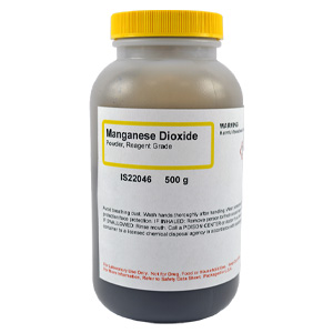 Manganese Dioxide Powder, Reagent Grade, 500g