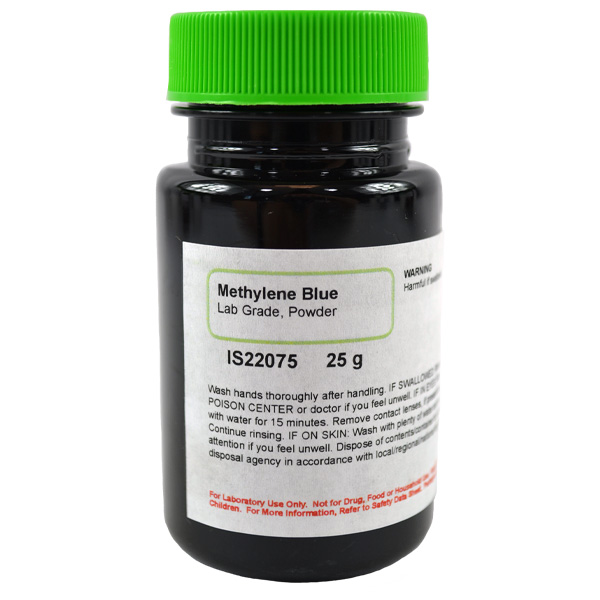 Methylene Blue Powder, Lab Grade, 25g