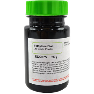 Methylene Blue Powder, Lab Grade, 25g