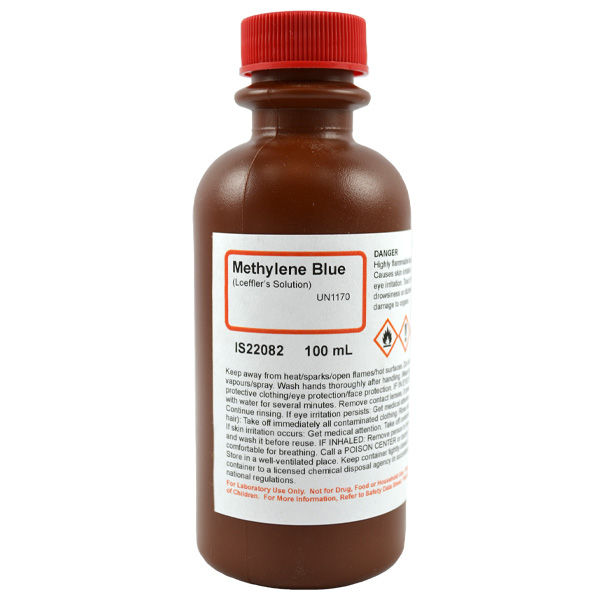 Methylene Blue Loeffler's Solution, 100mL