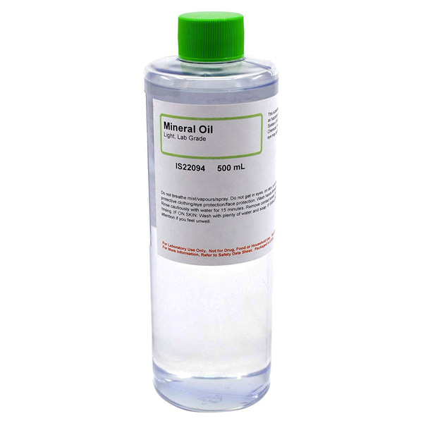 Mineral Oil, Light, Lab Grade, 500mL