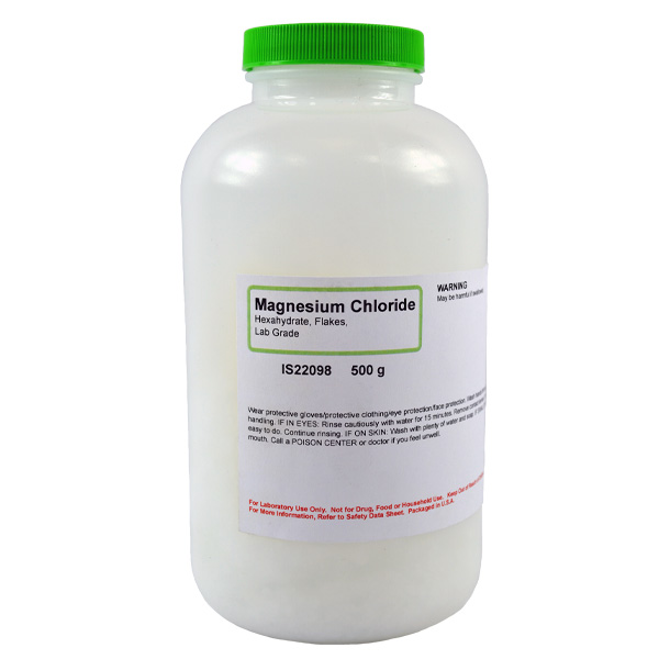 Magnesium Chloride Hexahydrate Flakes, Lab Grade, 500g