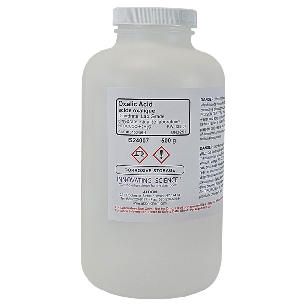 Oxalic Acid, Lab Grade, 500g
