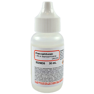 Phenolphthalein 1% Solution in Alcohol, 30mL