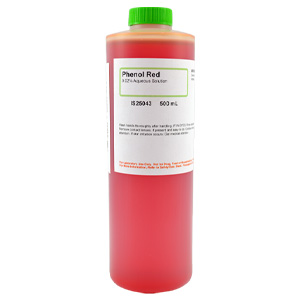Phenol Red 0.02% Aqueous Solution, 500mL