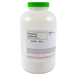 Potassium Carbonate Anhydrous, Lab Grade, 500g