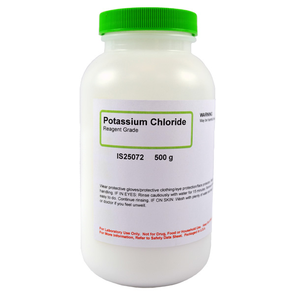 Potassium Chloride, Reagent Grade, 500g