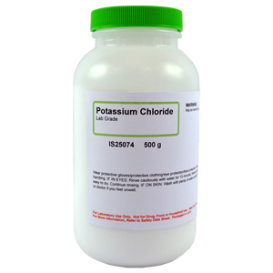 Potassium Chloride, Lab Grade, 500g