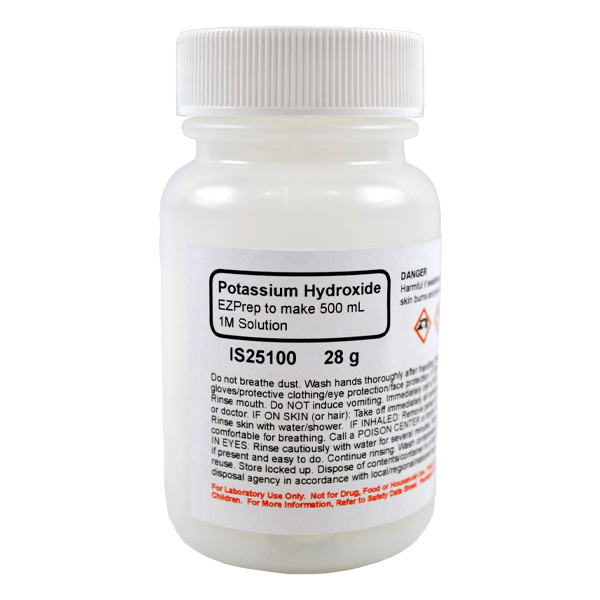 Potassium Hydroxide, Quickprep Concentrate