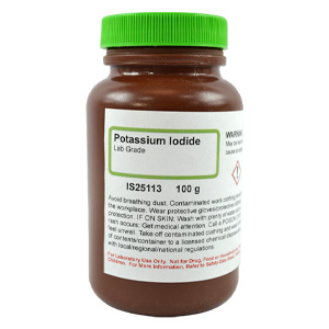 Potassium Iodide, Lab Grade, 100g