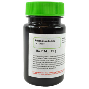 Potassium Iodide, Lab Grade, 25g