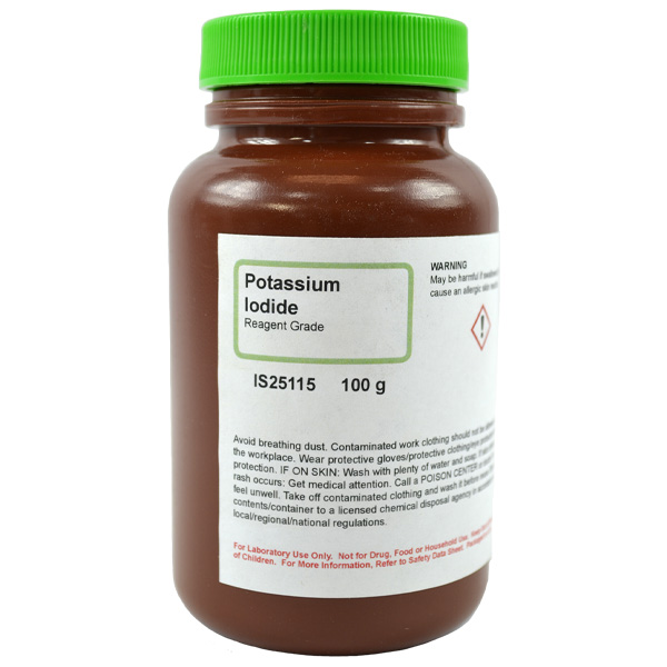 Potassium Iodide, Reagent Grade, 100g
