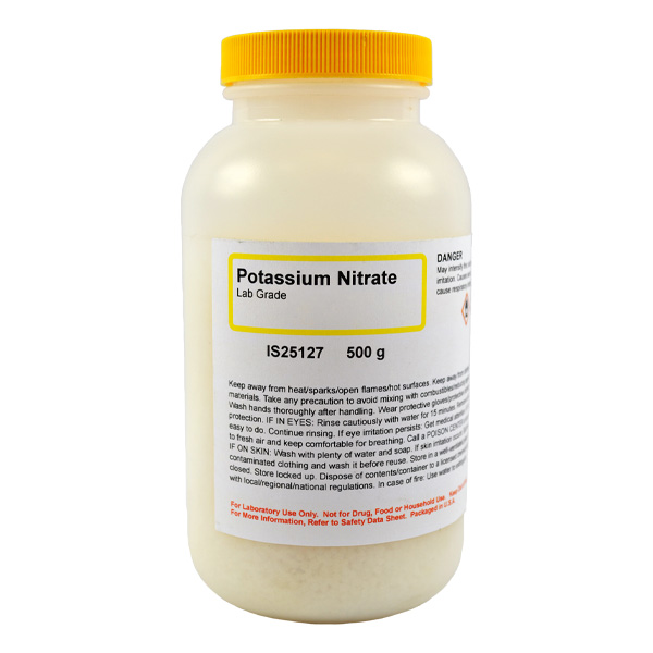 Potassium Nitrate, Lab Grade, 500g