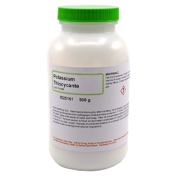 Potassium Thiocyanate, Lab Grade, 500g
