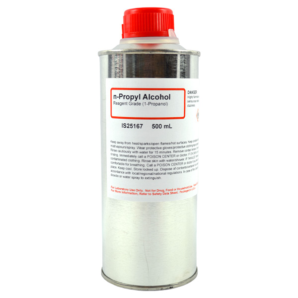 n-Propyl Alcohol, Reagent Grade, 500mL