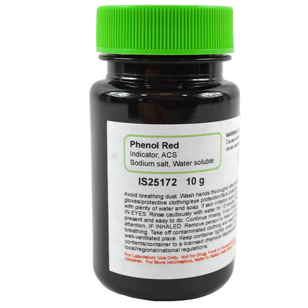 Phenol Red Indicator, ACS Grade, 10g