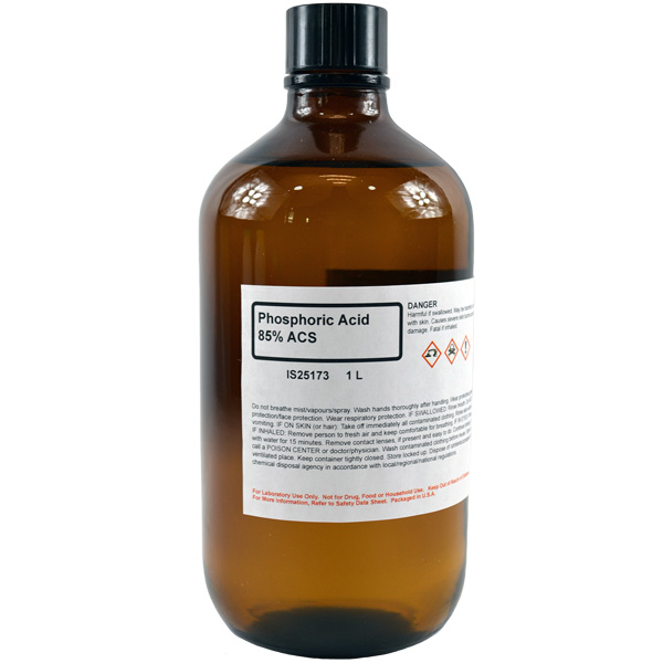 Phosphoric Acid 85%, ACS Grade, 1L