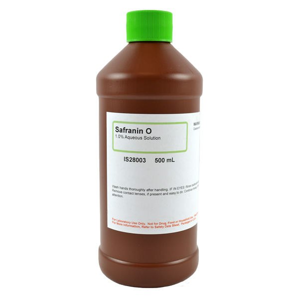 Safranin O 1% Aqueous Solution, 500mL