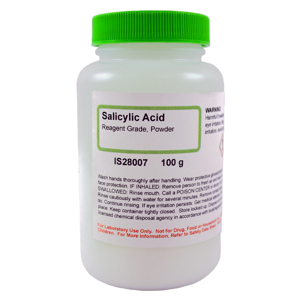 Salicylic Acid Powder, Reagent Grade, 100g