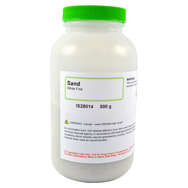 Sand, White, Fine, 500g