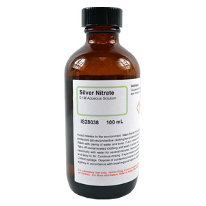 Silver Nitrate 0.1M Solution, 100mL
