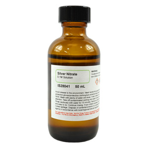 Silver Nitrate 0.1M Solution, 50mL