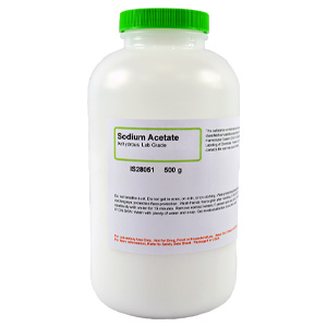 Sodium Acetate Anhydrous, Lab Grade, 500g