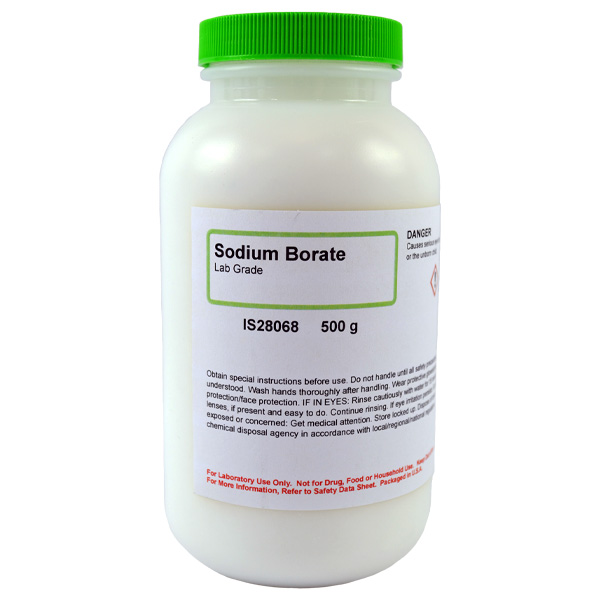 Sodium Borate, Lab Grade, 500g