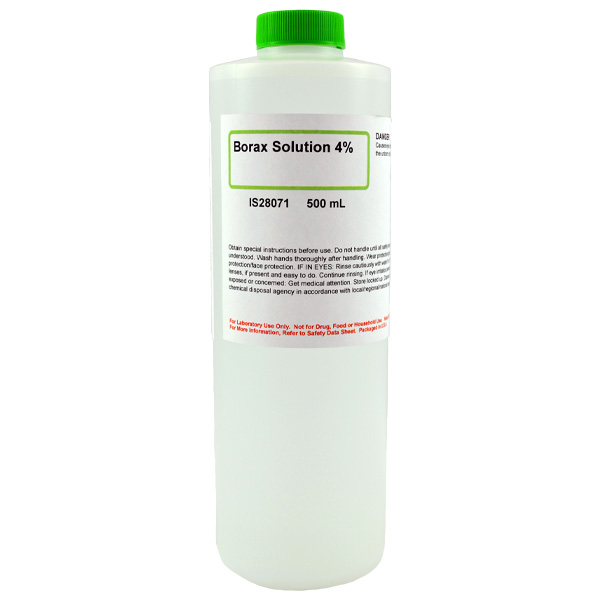 Borax 4% Solution, 500mL