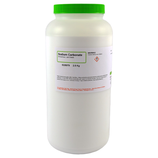 Sodium Carbonate Anhydrous, Lab Grade, 2.5kg