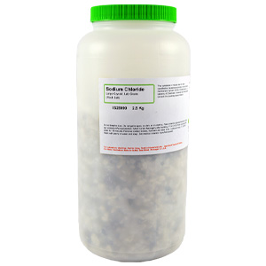Sodium Chloride, Large Crystals, Lab Grade, 2.5kg