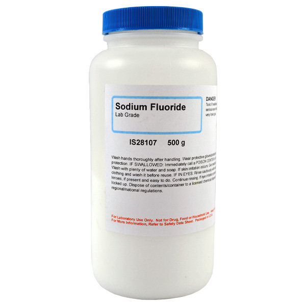 Sodium Fluoride, Lab Grade, 500g