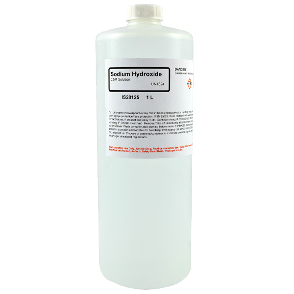 Sodium Hydroxide 0.5M Solution, 1L