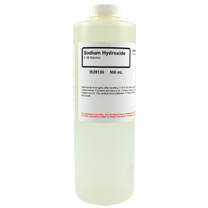 Sodium Hydroxide 0.1M Solution, 500mL