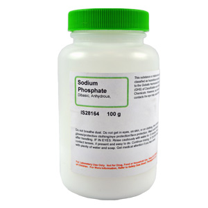 Sodium Phosphate Dibasic Anhydrous, Lab Grade, 100g