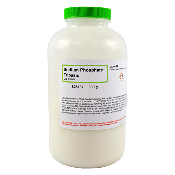 Sodium Phosphate Tribasic, Lab Grade, 500g