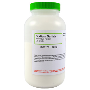 Sodium Sulfate Anyhdrous Powder, Lab Grade, 500g