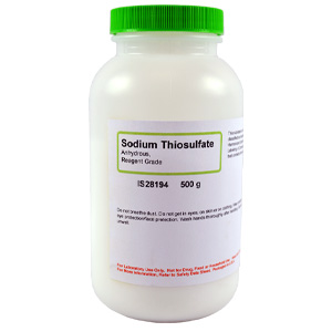 Sodium Thiosulfate Anhydrous, Reagent Grade, 500g