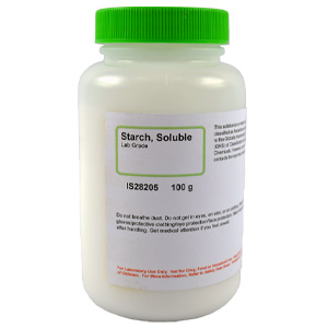 Starch, Soluble, Lab Grade, 100g