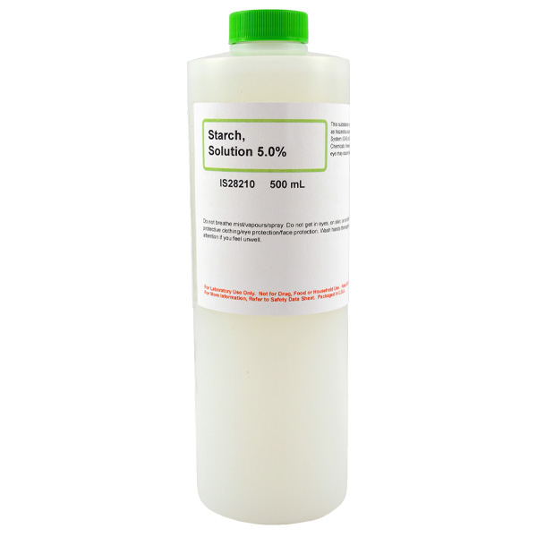 Starch 5% Solution, 500mL
