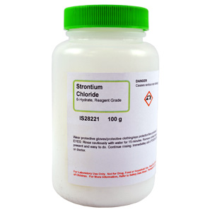 Strontium Chloride 6-Hydrate, Reagent Grade, 100g