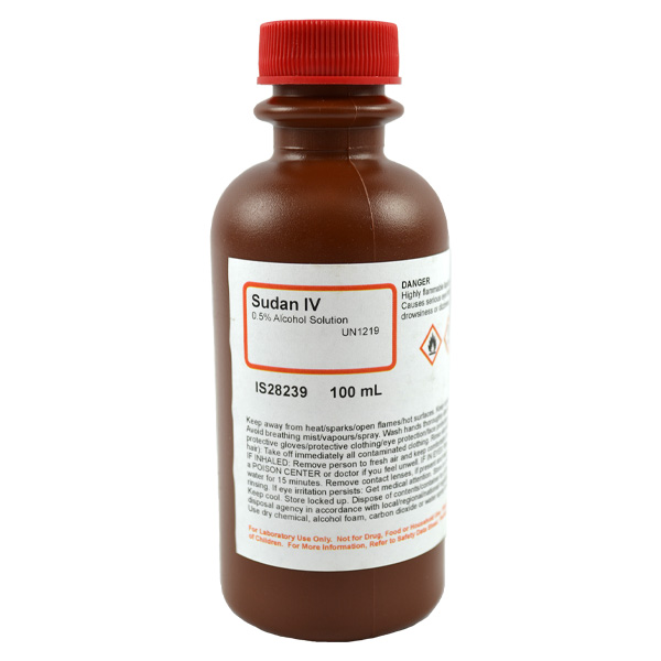 Sudan IV 0.5% Solution in Alcohol, 100mL
