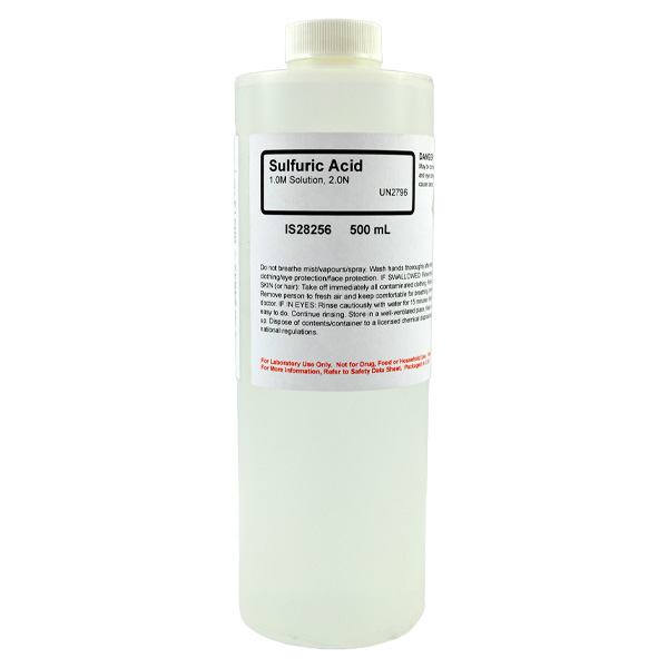 Sulfuric Acid 1M Solution, 500mL